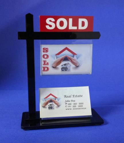 Acrylic Real Estate Business Card holder