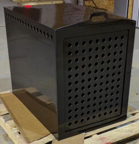 Black HDPE Dog Crate - Hot Air Welding